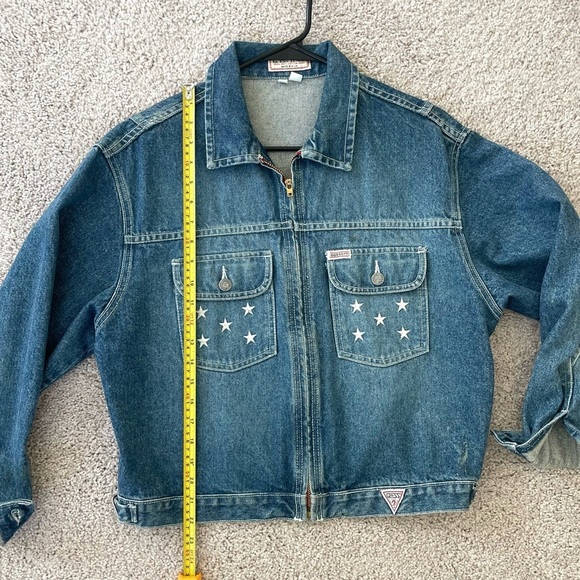 1990’s Vintage Guess Denim Jean Jacket - Picture 11 of 12